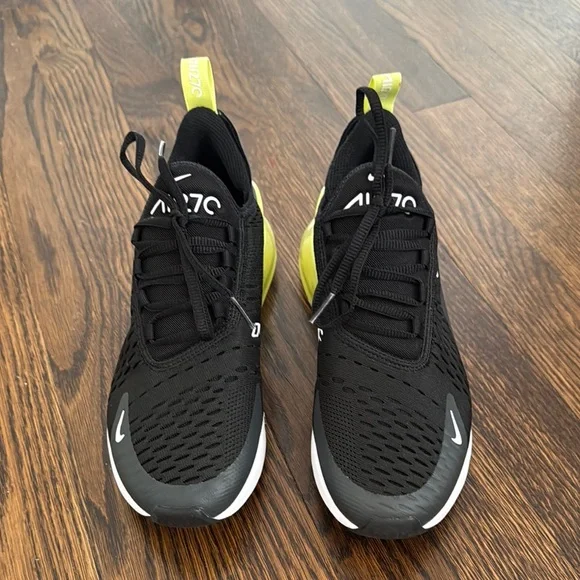 NEW Nike Air Max 270, Light Lemon Twist/Black/Anthracite/White, 5Y (Big Kids) - Picture 2 of 5